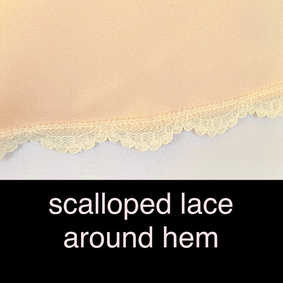 Vintage Camisole Perfect Caress  Anne Rothschild satin lace slip top peach pink - Picture 11 of 13
